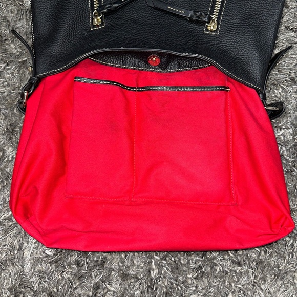 Dooney & Bourke Black Pebble Grain Cooper Hobo Bag - Picture 6 of 10